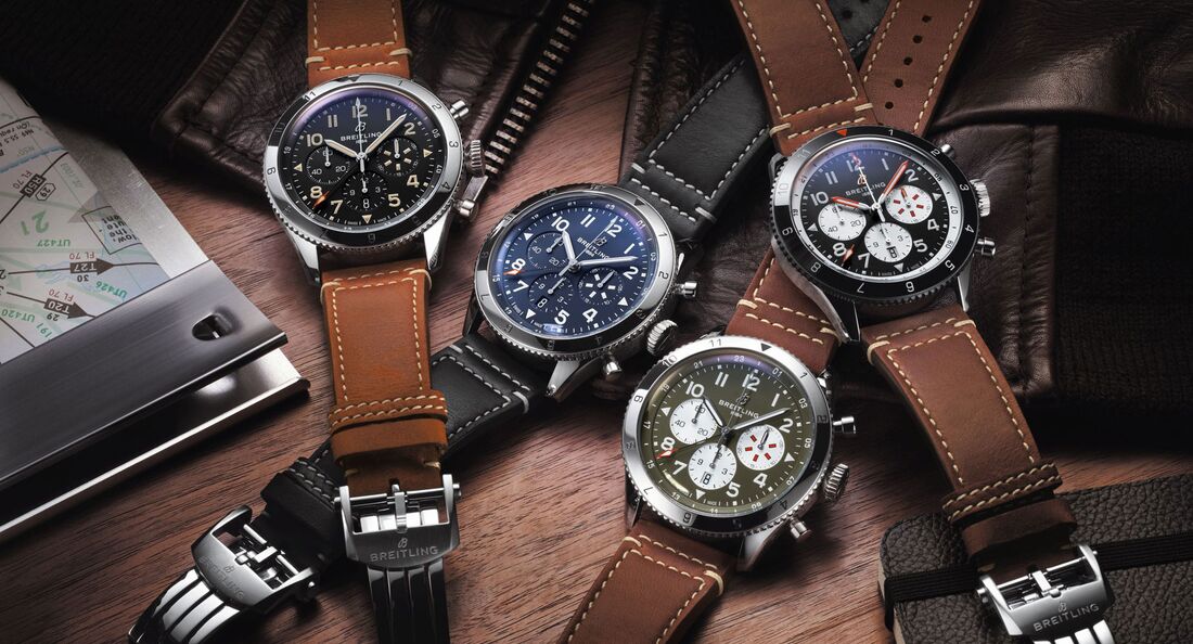 Breitling bringt mit der Super AVI-Uhrenreihe eine nostalgische Referenz an das Erfolgsmodell 765 von 1953 auf den Markt.