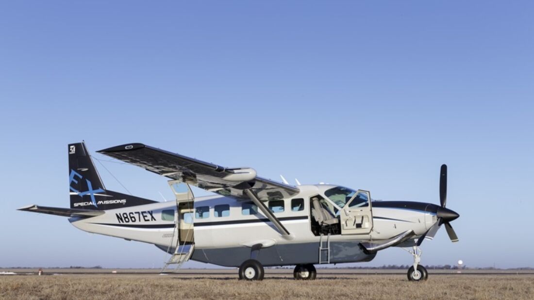 Cessna zeigt Caravan für spezielle Aufgaben