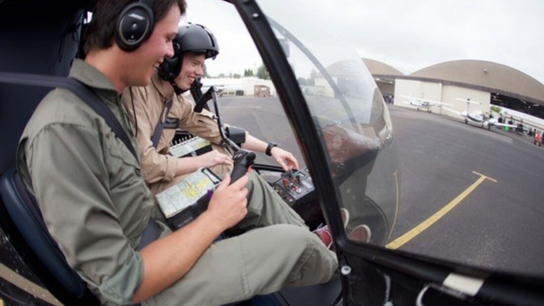 Grundausbildung für Hubschrauberpiloten
