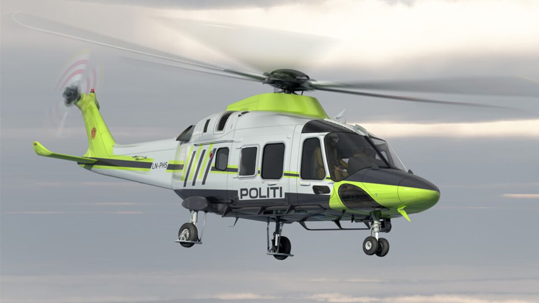 AW169 wird neuer norwegischer Polizei-Helikopter