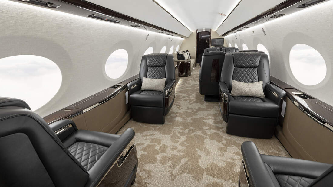 Drittes Testflugzeug: G800 startet mit komplettem Interieur