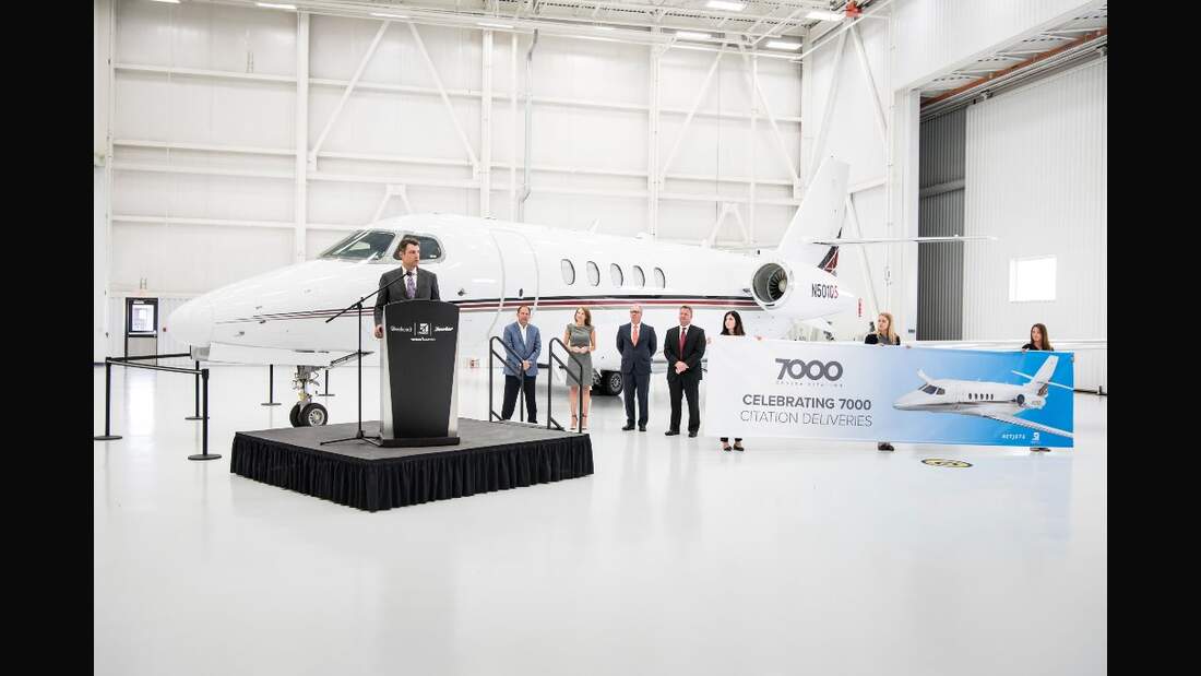 7000. Cessna Citation ausgeliefert
