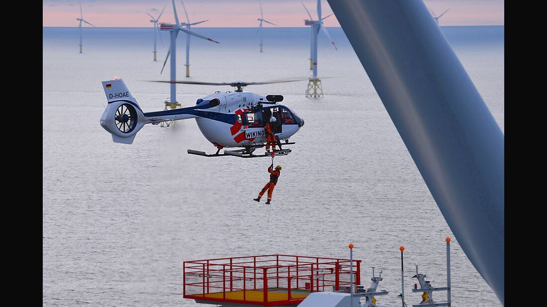 Airbus Helicopters setzt auf Windkraftanlagen-Versorgung