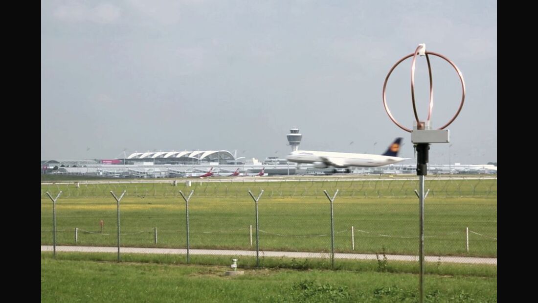 Am Münchner Flughafen warnen nowcast-Sensoren