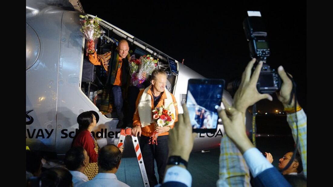 Solar Impulse in Myanmar gestartet